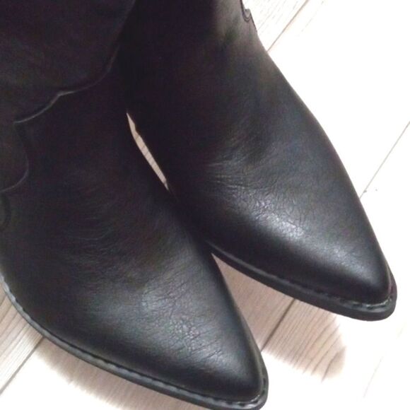 (RCC292)  Rollda Cowboy Western Boots with Chunky Heel Sz 9.5 - Picture 12 of 13